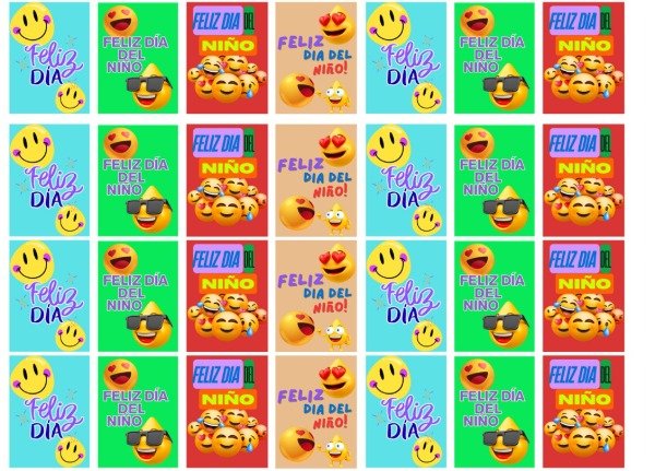 Producto - LAMINA CHOCOLINA DIA DEL NIÑO EMOJI 5