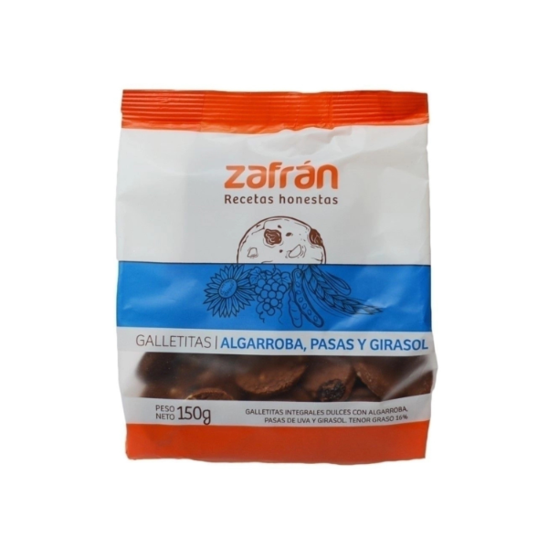Producto - GALLETITAS ZAFRAN ALG-PASAS- GIRASOL X 150 GRS