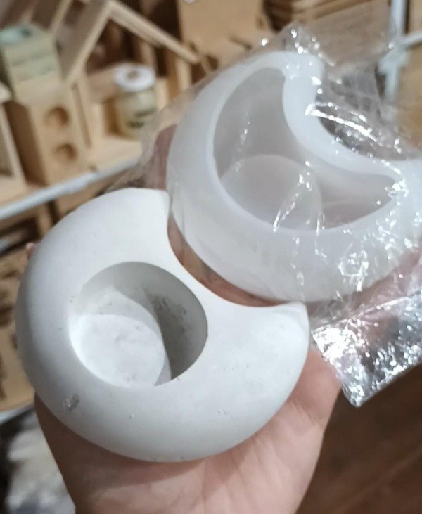 Producto - Luna porta velas