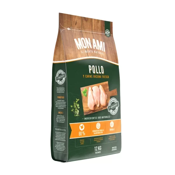 Producto - Mon Ami Perro Adulto Pollo 12 Kg