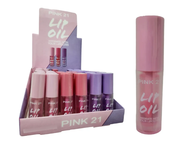 Producto - Lip oil brillo labial gloss hidratante Pink 21 - 1