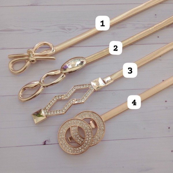 Producto - 46 - CINTOS METALICOS DORADOS