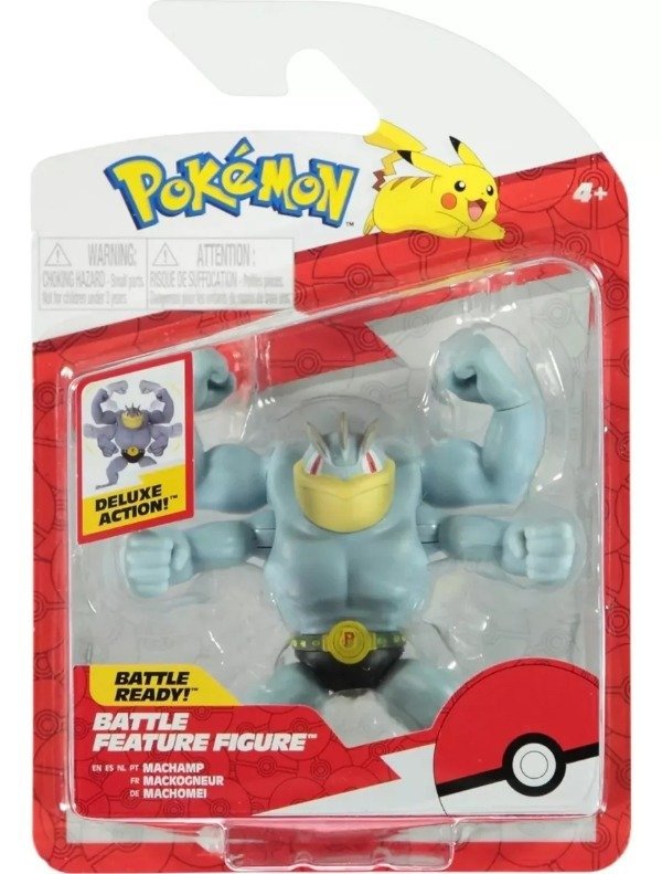 Producto - Pokémon Machamp Battle Feature Figure Deluxe Action - 4