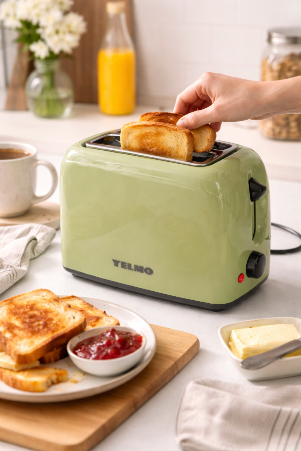 Producto - TOSTADORA YELMO 2 NIVELES VERDE