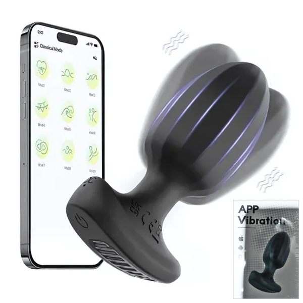 Producto - Plug anal con vibración y APP Bluetooth