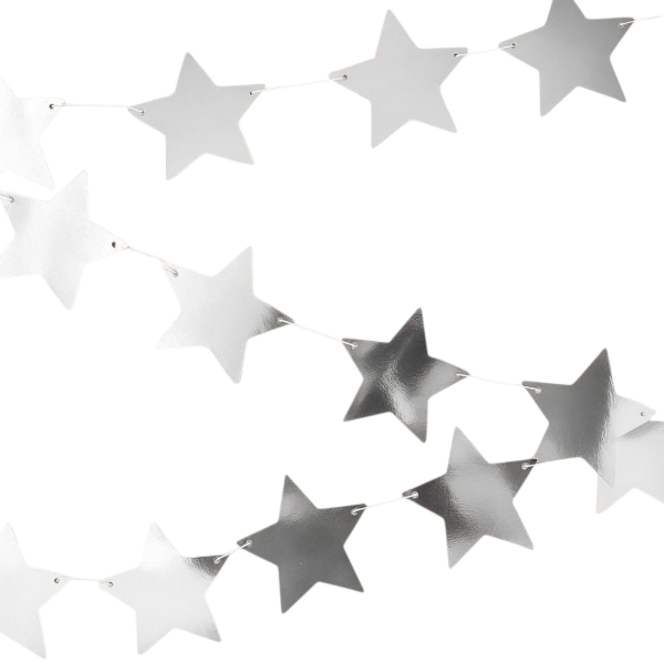 Producto - Guirnalda Estrella Plateado