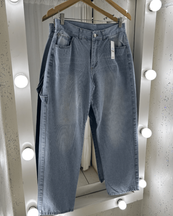 Producto - Jean Mom Carpintero Celeste
