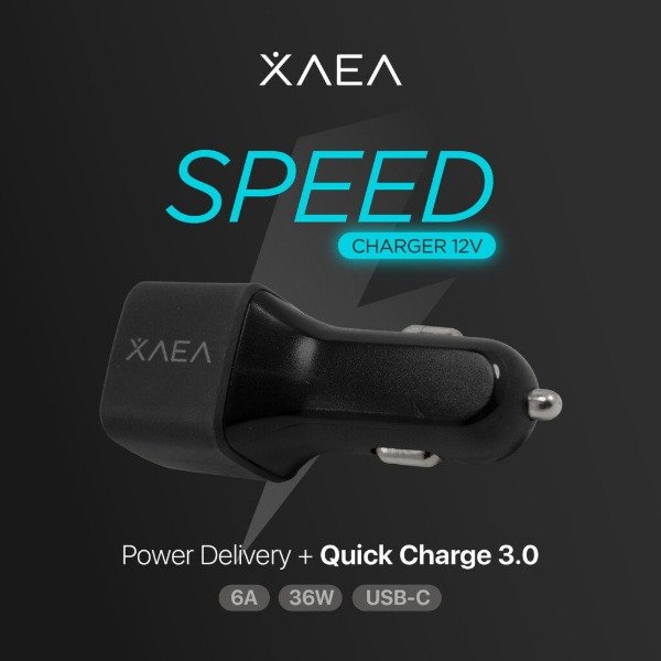 Producto - Cargador para auto XAEA SEED 36W PD + QC 3.0 Mod38 12V