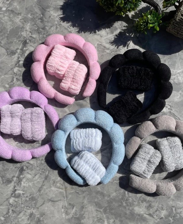 Producto - Set de diadema + Muñequera + Broche