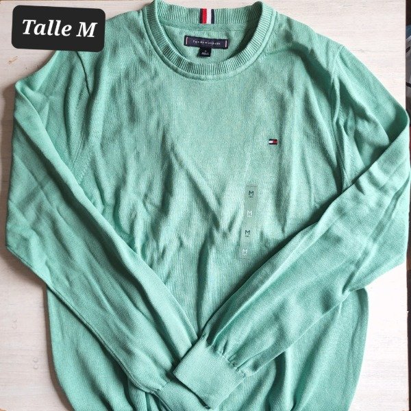 Producto - Sweater hilo Tommy Hilfiger talle M verde