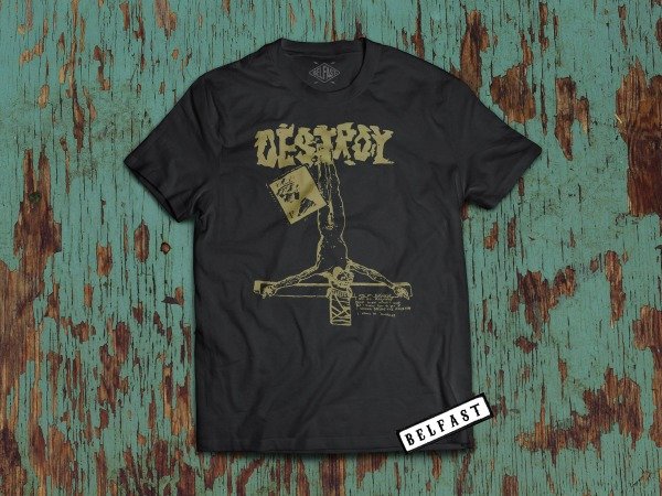 remera sex pistols destroy