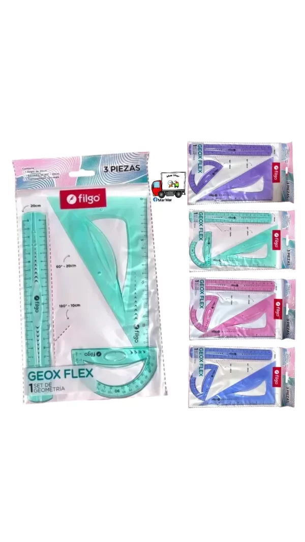 Producto - Set de geometría flexible filgo (mayor)