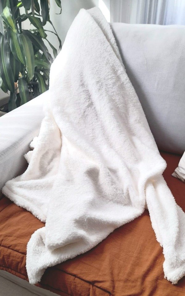 Producto - Manta Corderito Blanca