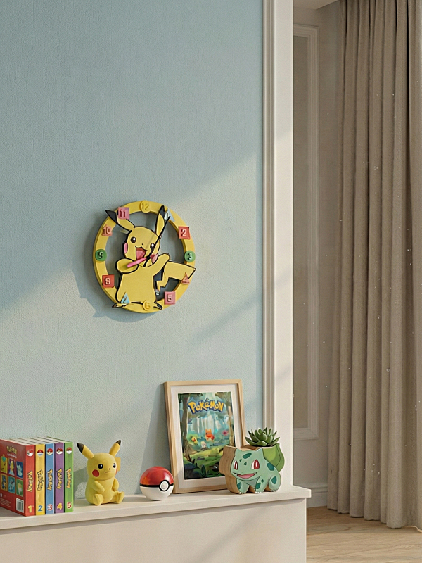 Producto - Reloj de Pared Pikachu - Brilla