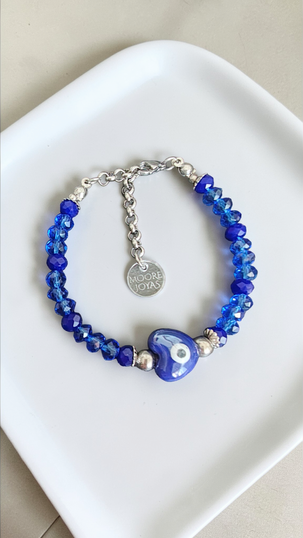 Producto - Pulsera corazón azul