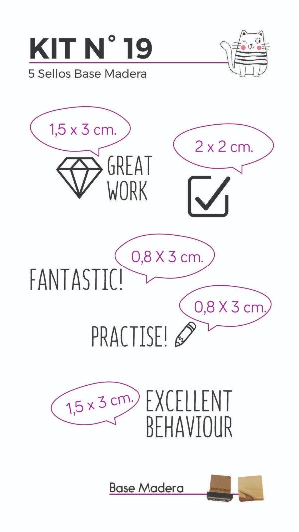 Producto - Sellos Kit 19 Docente Inglés