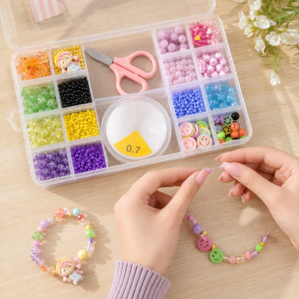Producto - KIT DE ARMADO DE PULSERAS 20X13CM 18 DIVISIONES - 0