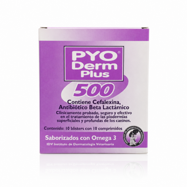 Producto - Pyo Derm Plus 500 x 100 Comprimidos