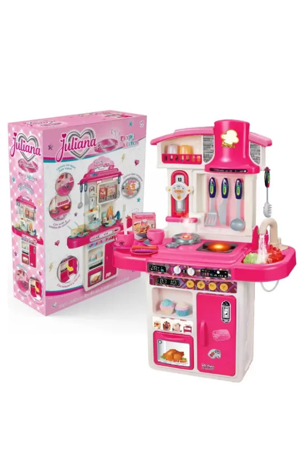 Producto - Juliana Cocinita Mágica Premium 43 Piezas Luz Y Sonido - 0