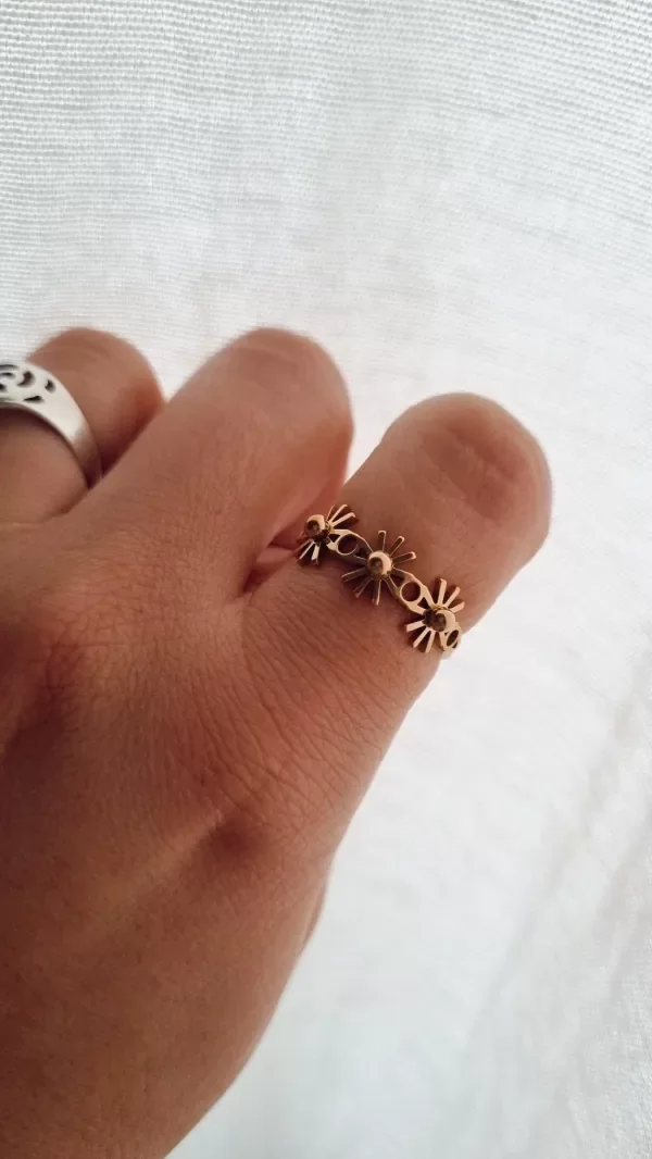 Producto - Anillo 3 margaritas Ad