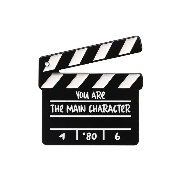 Producto - Pin claqueta de cine - You are the main character