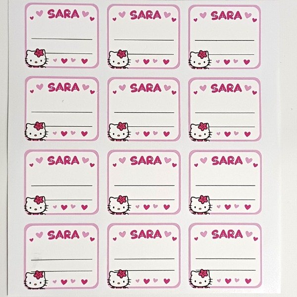 Producto - Etiquetas para cuadernos - 2