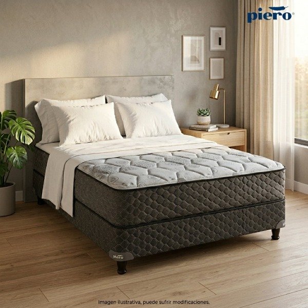 Producto - Sommier y Colchón Piero Regno 190x140 - 0