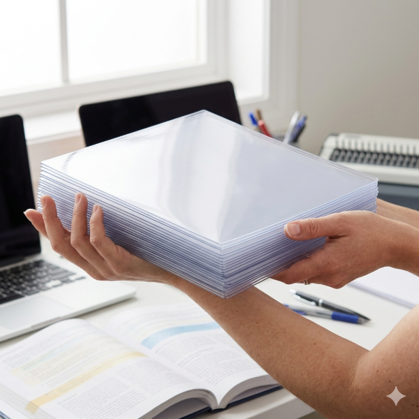 Producto - 25 TAPAS A4 BINDERPLUS transp cristal