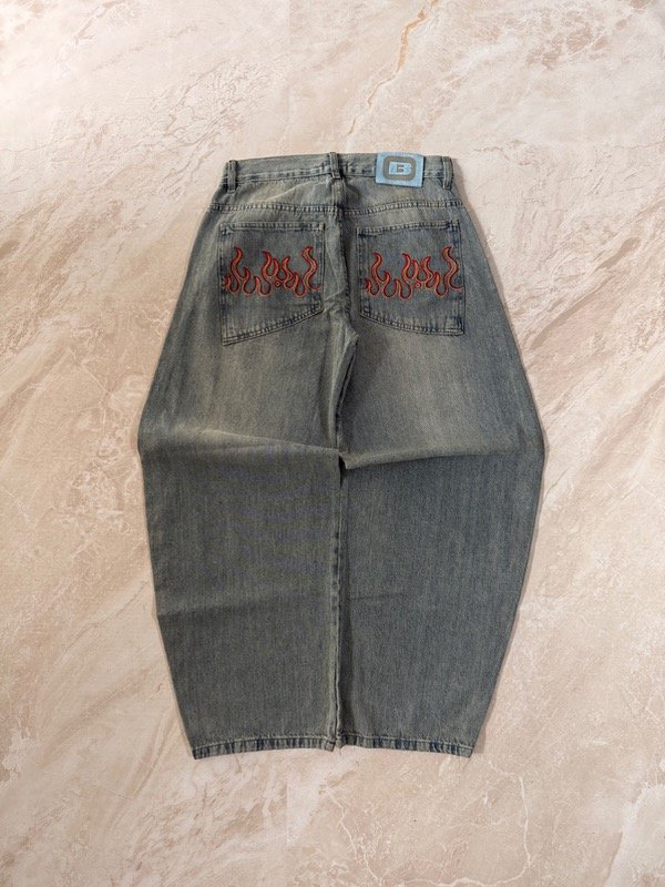 Producto - Jean Baggy Celeste Flama