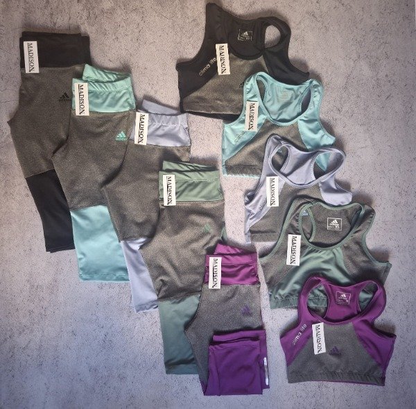 Producto - Top Adidas gris y verde