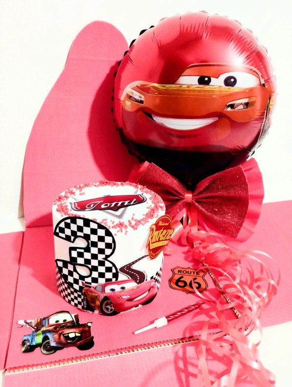 Producto - Desayuno Cars mini torta en caja