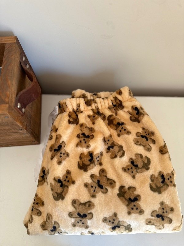 Producto - Pantalón pijama polar soft ositos beige