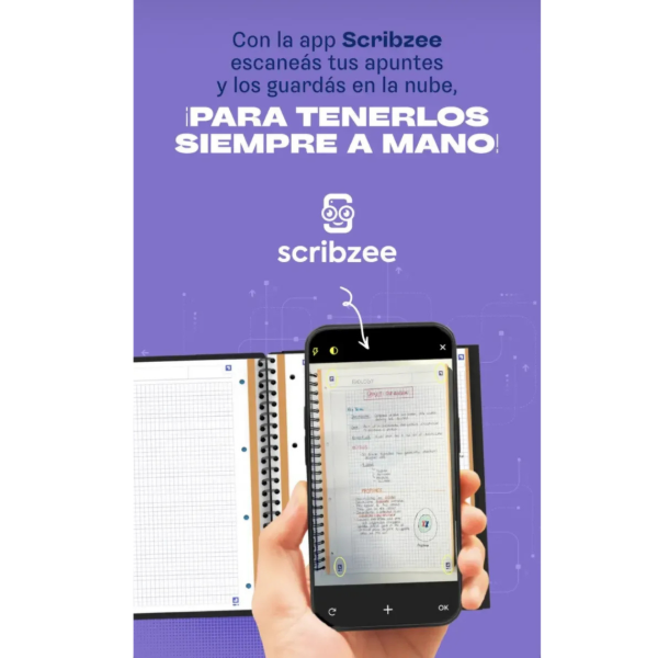 Producto - Cuaderno A4 Oxford 80 Hojas Rayadas Tapa Blanda - 3