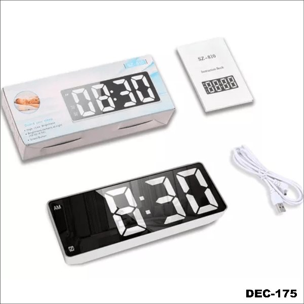 Producto - RELOJ DESPERTADOR DIGITAL LED CON ALARMA
