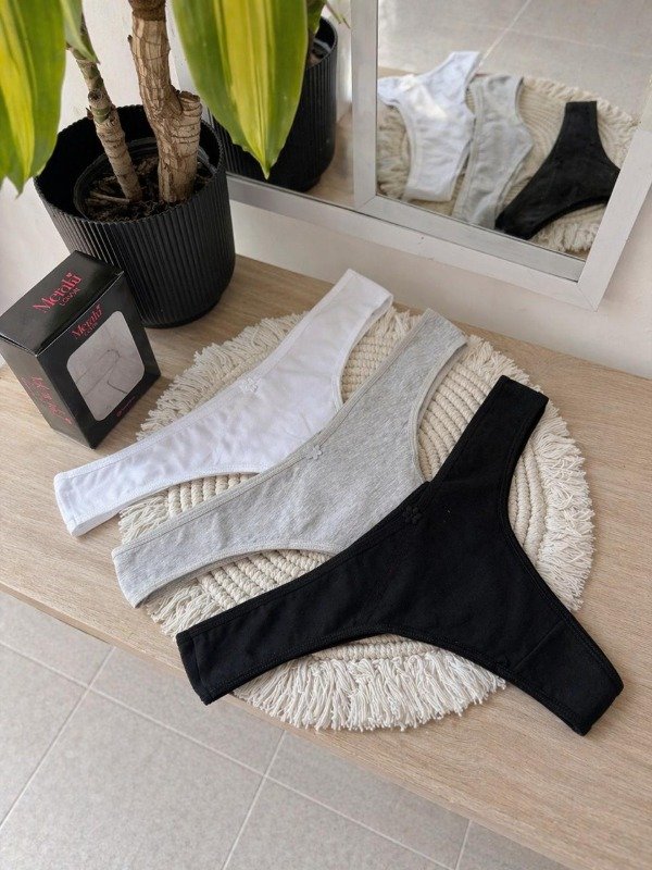 Producto - Pack x3 bombis sevi V - algodon