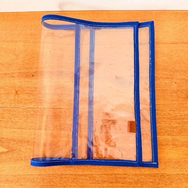 Producto - FUNDA para CUADERNO con tapa de 19,5cm x 24,5cm AZUL