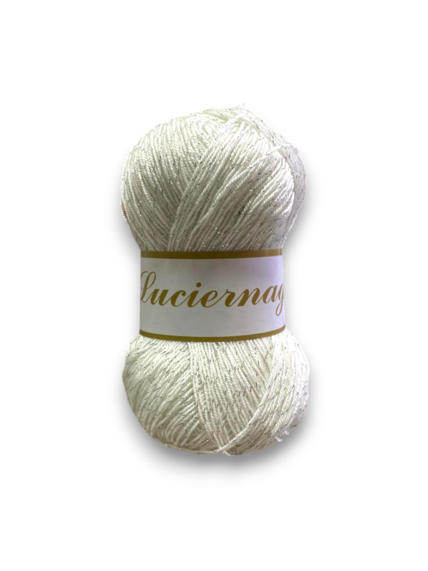 Producto - LUCIERNAGA - BLANCO CON PLATEADO