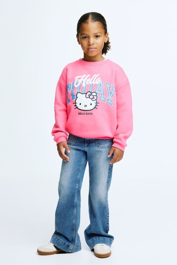 Producto - Buzo HyM Kitty rosa frisado - 0