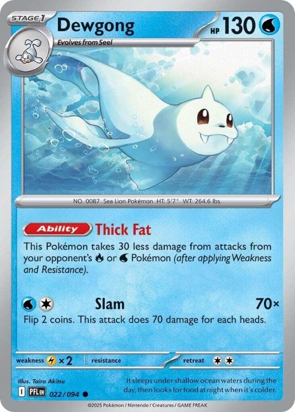 Producto - Dewgong (022/094) [Mega Evolution: Phantasmal Flames]