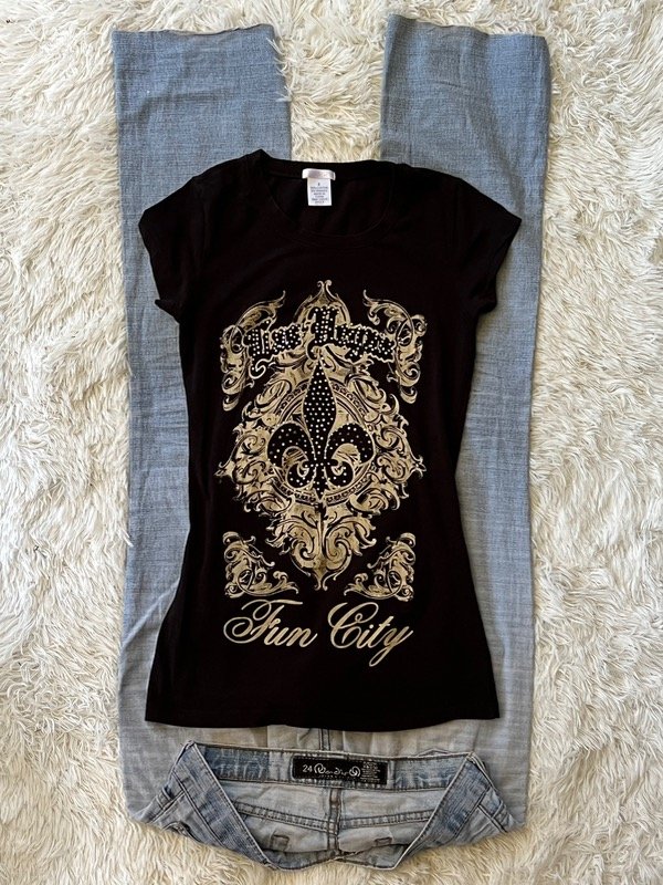 Cyber top y2k talle S
