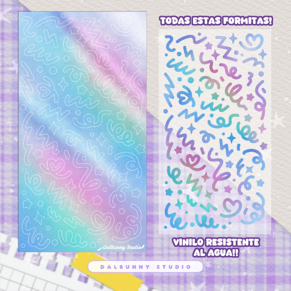 Producto - Doodles Deco Holo - VINILO