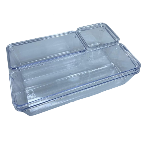 Producto - Combo Organizadores Acrílicos Grandes x4 - 1