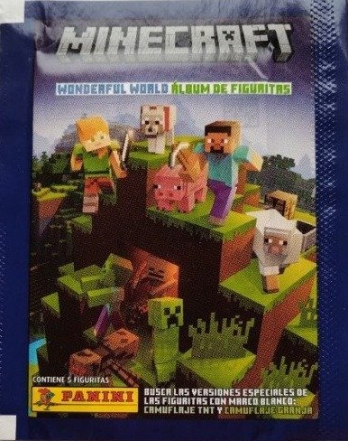 Producto - 28 Sobres de Figuritas MINECRAFT - Panini 2023