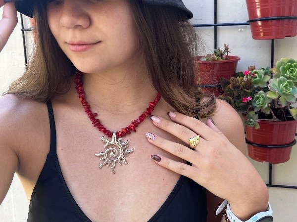 Producto - Collar sol de coral