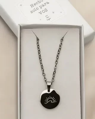 Producto - Collar Acero Símbolo Personalizado