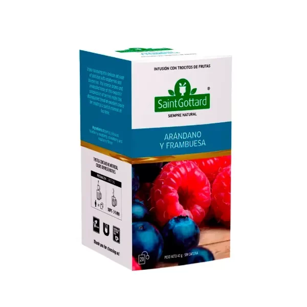 Producto - TE ARANDANOS Y FRAMBUESA - SAINT GOTTARD