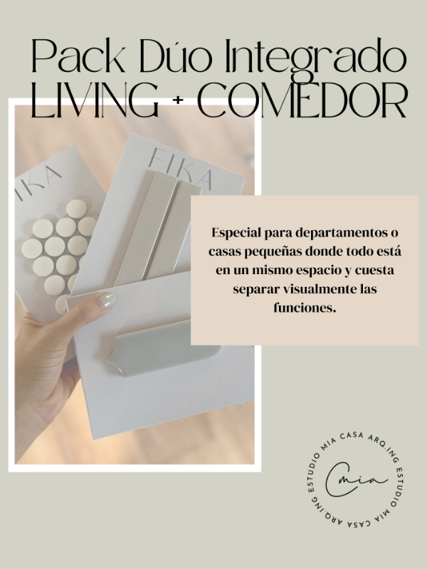 Producto - Pack Dúo Integrado:  LIVING + COMEDOR