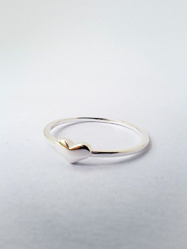 Producto - Anillo Liso Mini Corazón