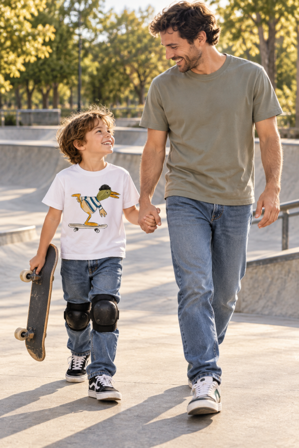 Producto - Remera infantil - PATO SKATER - 0