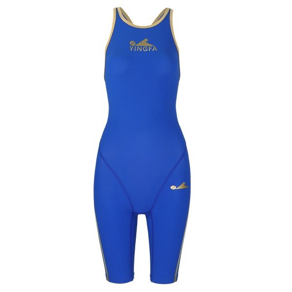 Producto - Traje de Baño de Competición Goldswim Azul Niña/Mujer FINA - 6